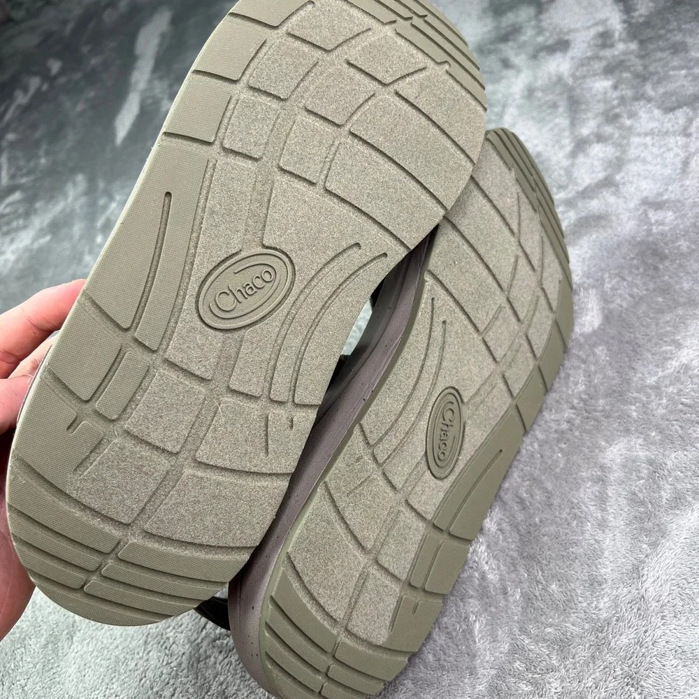 Chaco Cushz Sandals Men's 12 Frond Truffle Extra Cushioned Casual‎ Adjustable